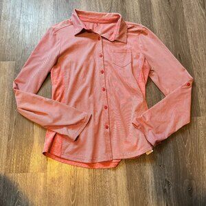 Size Large Long Sleeve Red PrAna Top